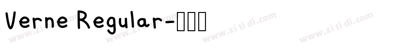 Verne Regular字体转换